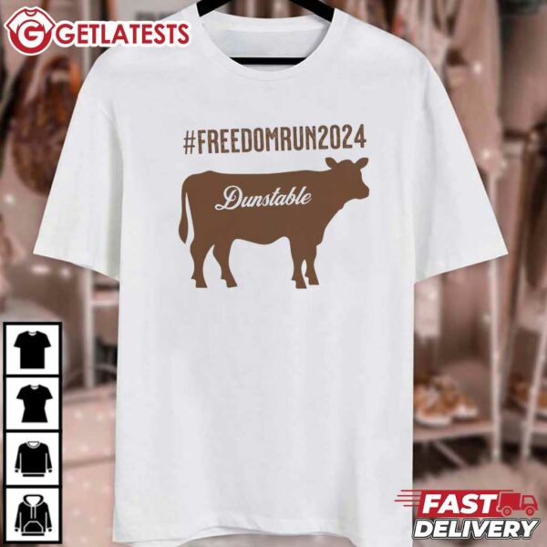 Dunstable Cow Freedom Run 2024 Farm Life T Shirt (4)