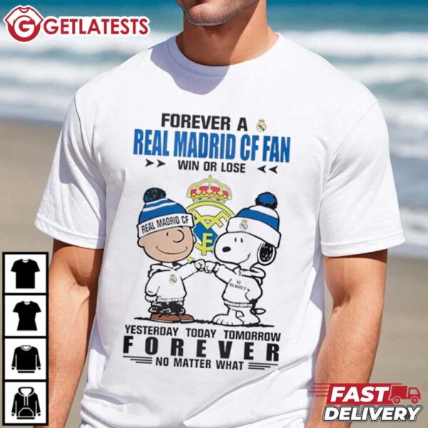 Forever A Real Madrid CF Forever the Peanuts T Shirt (1)