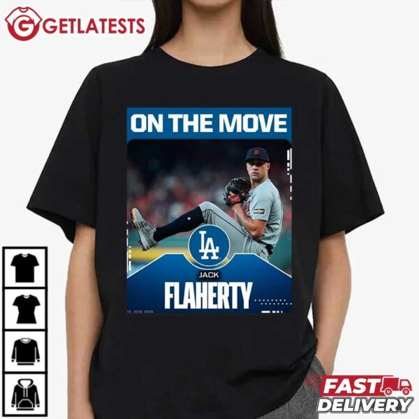 Jack Flaherty On The Move Los Angeles Dodgers T Shirt (3)