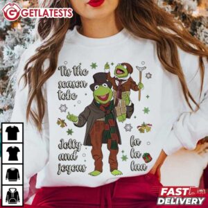 The Muppet Christmas Kermit the Frog Tis The Season Tobe T Shirt (3)