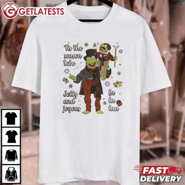 The Muppet Christmas Kermit the Frog Tis The Season Tobe T Shirt (4)