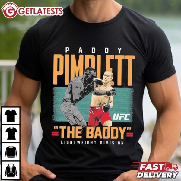 Paddy Pimblett The Baddy UFC T Shirt (1)