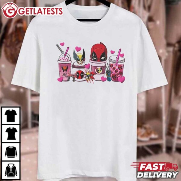 Coffee Deadpool and Wolverine Lover Forever T Shirt (4)