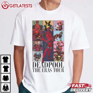 Deadpool The Eras Tour Marvel T Shirt (2)