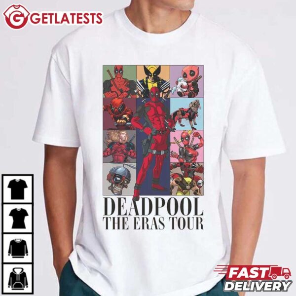 Deadpool The Eras Tour Marvel T Shirt (2)