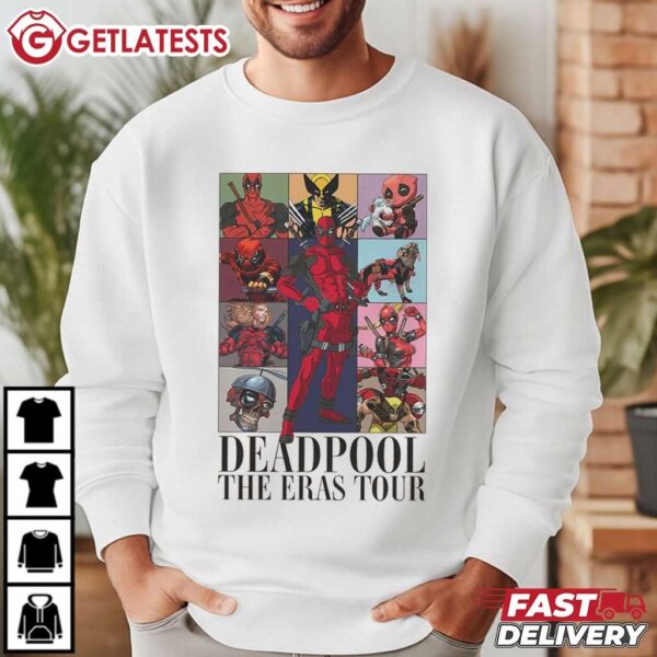 Deadpool The Eras Tour Marvel T Shirt (4)