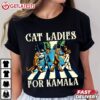 Cat Ladies For Kamala Not Going Back T Shirt (2)