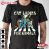 Cat Ladies For Kamala Not Going Back T Shirt (3)