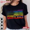 Harris 2024 For President LGBT Flag T Shirt (3)