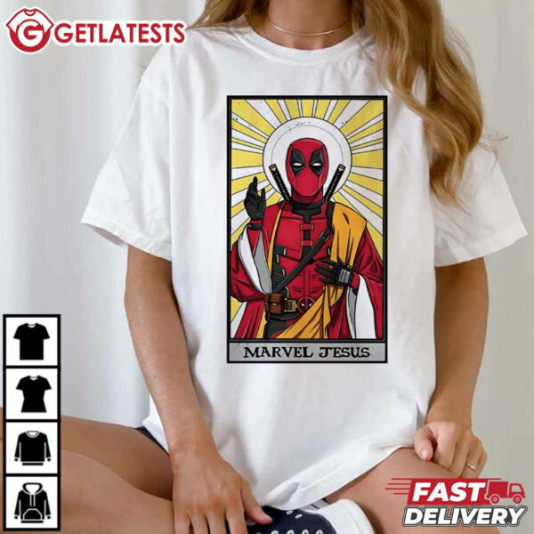 Marvel Jesus Funny Deadpool Christian T Shirt (2)