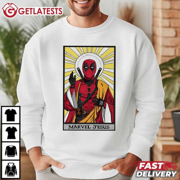 Marvel Jesus Funny Deadpool Christian T Shirt (4)