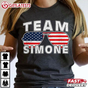 Team Simone Biles USA Flag T Shirt