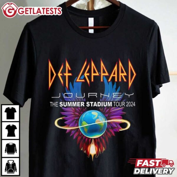 Def Leppard x Journey Summer Tour 2024 T Shirt (1)