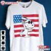 Peanuts Snoopy American Flag Vintage T Shirt (4)