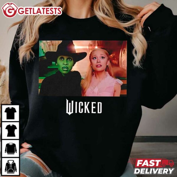 Ariana Grande and Cynthia Erivo Wicked T Shirt (4)