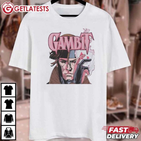 Gambit Playing Card X Men T Shirt (1)