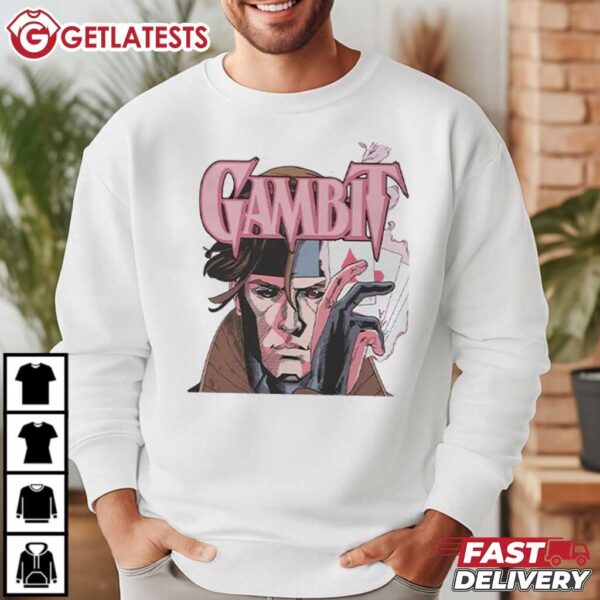 Gambit Playing Card X Men T Shirt (4)