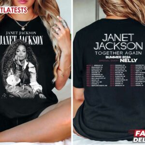 Janet Jackson Together Again 2024 Tour with Nelly T Shirt (2)