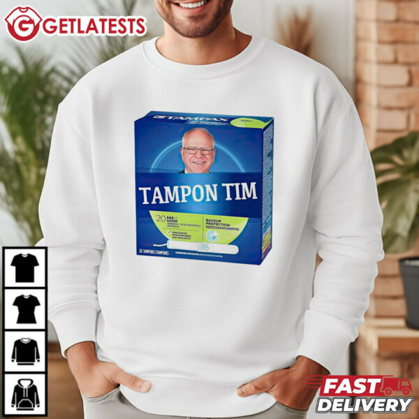 Tim Walz Tampon Tim Box T Shirt