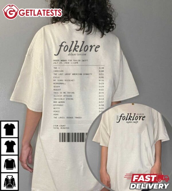 Folklore Deluxe Version Taylor Swift T Shirt