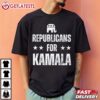 Republicans for Kamala Harris Unisex T Shirt (1)