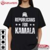 Republicans for Kamala Harris Unisex T Shirt (2)