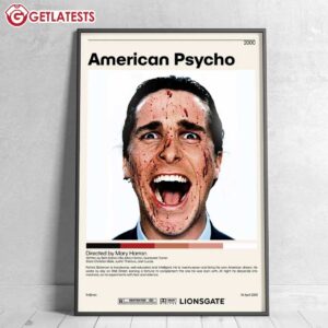 American Psycho Bret Easton Ellis Poster (1)