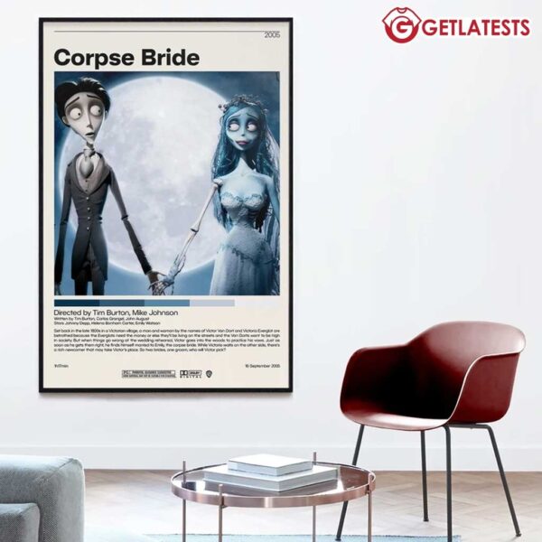 Corpse Bride Tim Burton, Mike Johnson Poster (2)