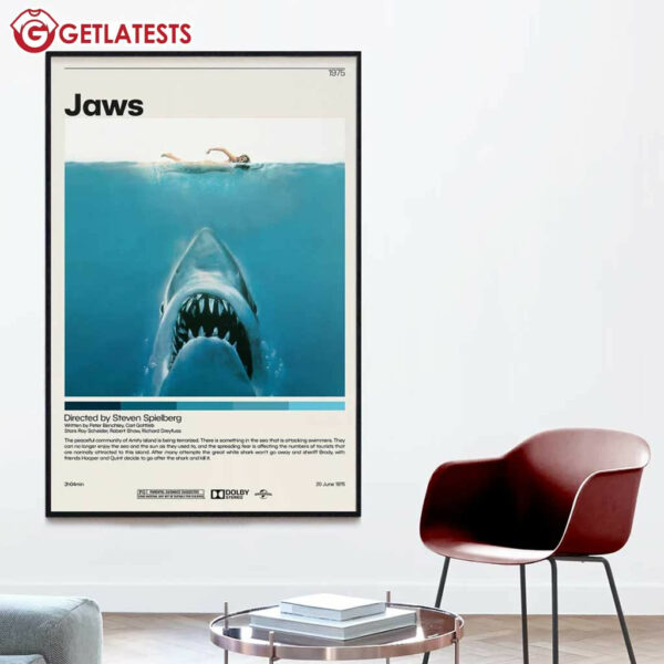 Jaws Steven Spielberg Movie Poster