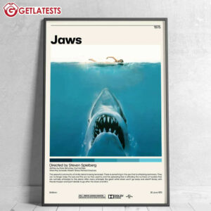 Jaws Steven Spielberg Movie Poster