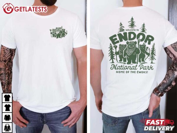 Endor National Park Home of the Ewoks Star Wars T Shirt (2)