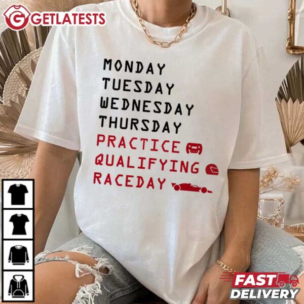 Formula Racing Cars Race Week F1 T Shirt (3)