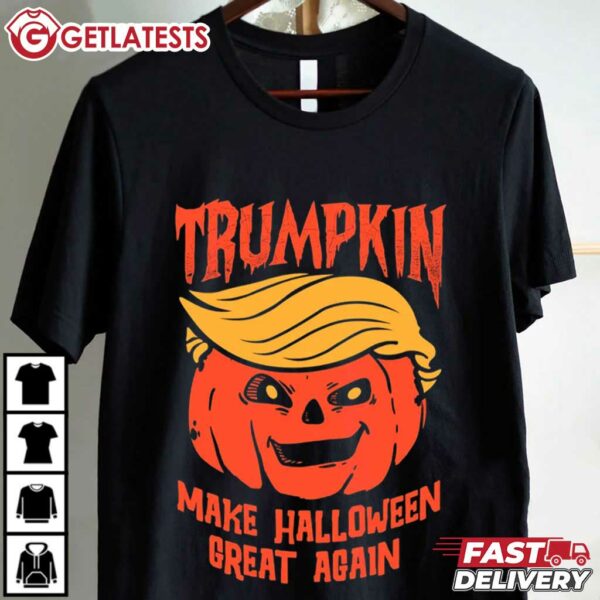 Trumpkin Make Halloween Great Again Trump T Shirt (1)