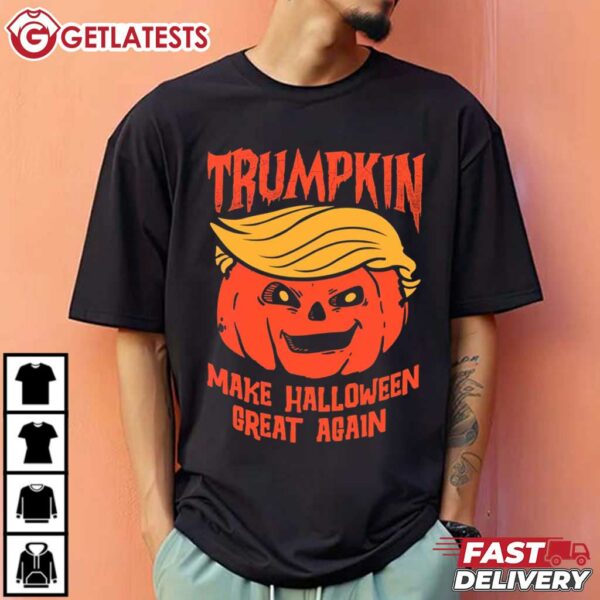 Trumpkin Make Halloween Great Again Trump T Shirt (2)