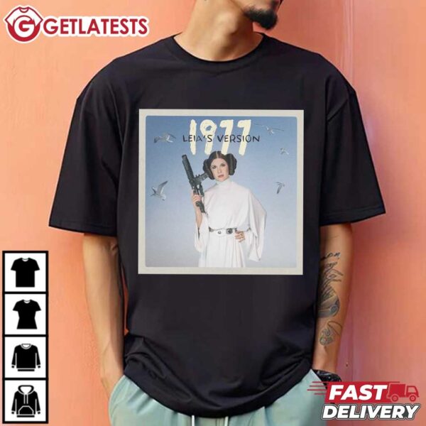 Leia Star Wars' Version 1977 Album Cover T Shirt (1)