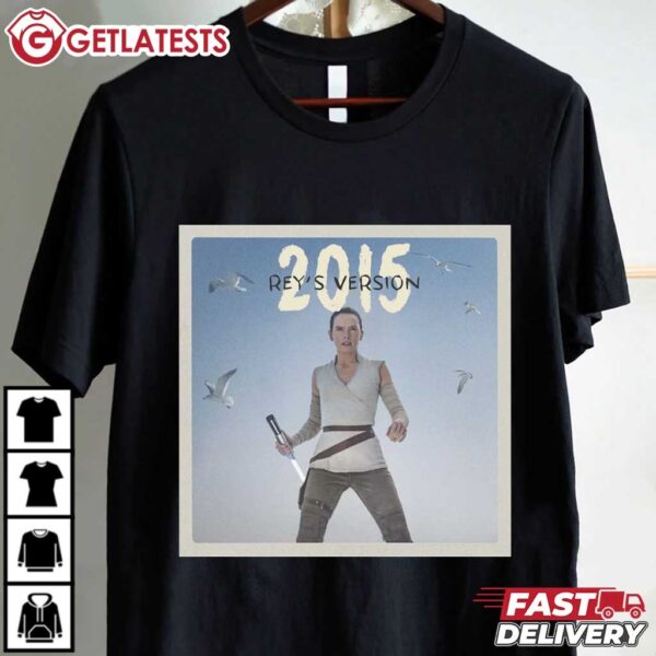 Rey Star Wars' Version 1977 Album Cover T Shirt (1)