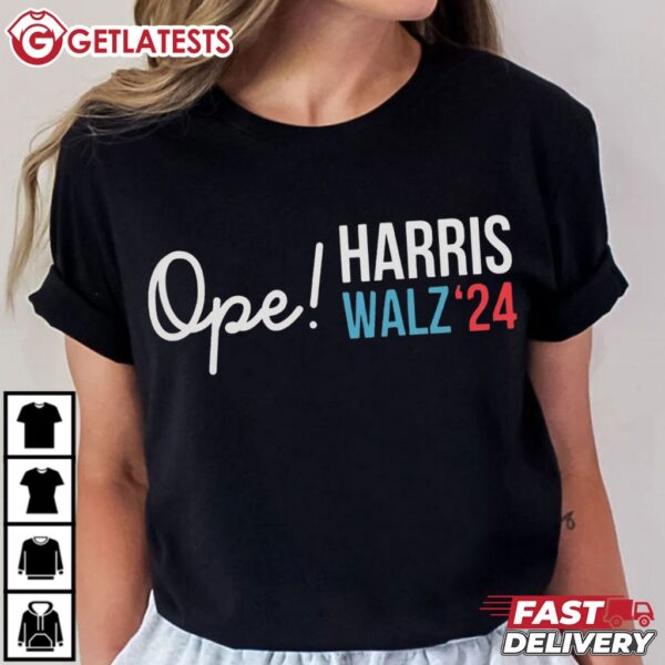 Ope Midwest for Harris Walz Minnesota T Shirt (2)