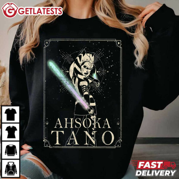 Star Wars The Clone Wars Ahsoka Tano Celestial Portrait T Sh (4)