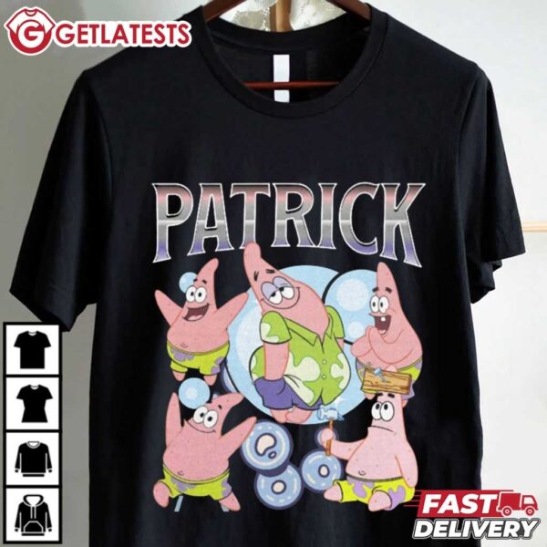 Patrick Star SpongeBob SquarePants Vintage T Shirt (4)