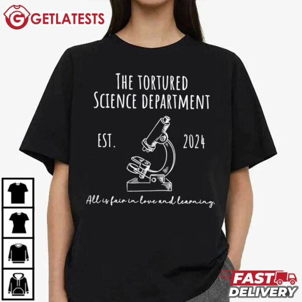 The Tortured Science Department Science Teacher T Shirt (3)