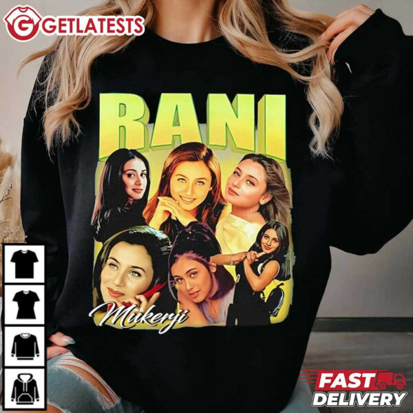 Rani Mukerji Indian Actor Hindi Film T Shirt (2)