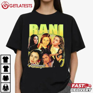 Rani Mukerji Indian Actor Hindi Film T Shirt (3)