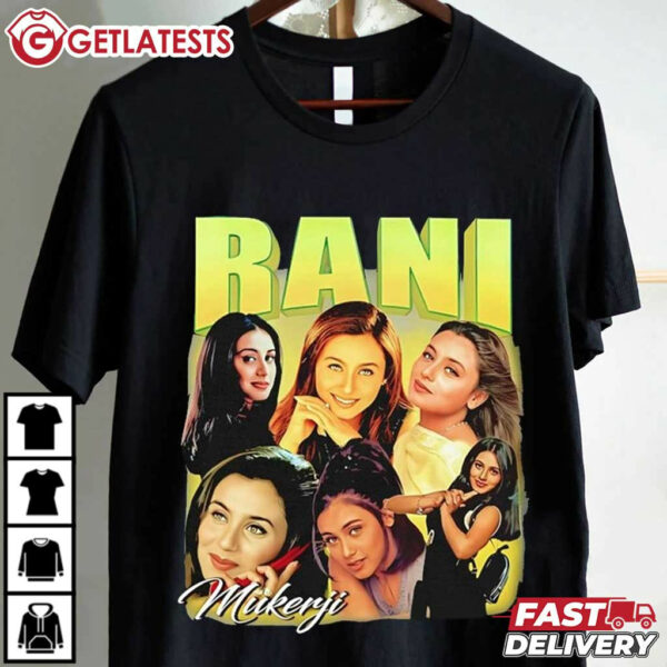 Rani Mukerji Indian Actor Hindi Film T Shirt (4)