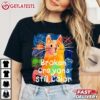 Broken Crayons Still Color Cat Teacher T Shirt (1)