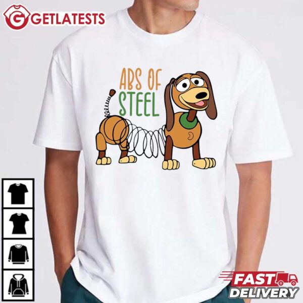 ABS Of Steel Slinky Dog Toy Story T Shirt (4)