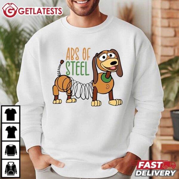 ABS Of Steel Slinky Dog Toy Story T Shirt (1)