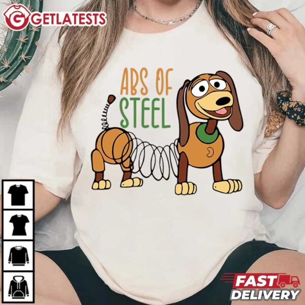 ABS Of Steel Slinky Dog Toy Story T Shirt (3)