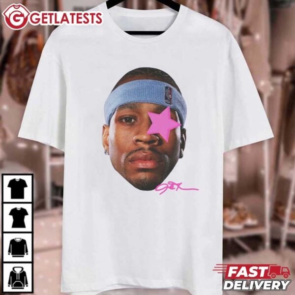 Allen Iverson NBA Basketball T Shirt (2)