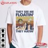 Baby Yoda The Mandalorian They See Me Floatin They Hatin T Shirt (4)