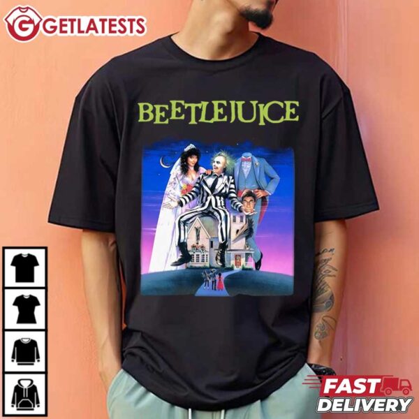 Beetlejuice 1988 Horror Movie Halloween T Shirt (3)